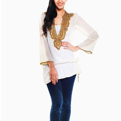 Serena White Tunic