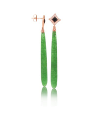 Monte Carlo Onyx & Jade Earring