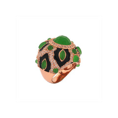 Monte Carlo Onyx & Jade Ring